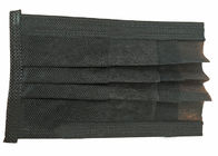 schwarze Gesichtsmaske der Aktivkohle-3ply/4ply mit einfachem justierbarem Gummiband fournisseur