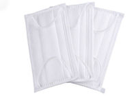 Staub-Beweis-bequeme 3 Falten-Gesichtsmaske-weiße Farbe Wegwerf-Earloop Gesichtsmaske fournisseur