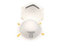 Weiße Atemschutzmaske der Farbeffp1, Staub-Schutz-Maske mit Aluminiumnasen-Klipp fournisseur