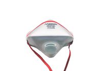 Faltbare Atemschutzmaske FFP2V mit Ventil-wirtschaftlichem niedrigem Atemwiderstand fournisseur