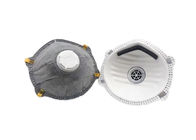 Shell formte Atemschutzmaske mit Ventil-einfacher tragender Glasfaser-frei Wasserbeständigkeit fournisseur