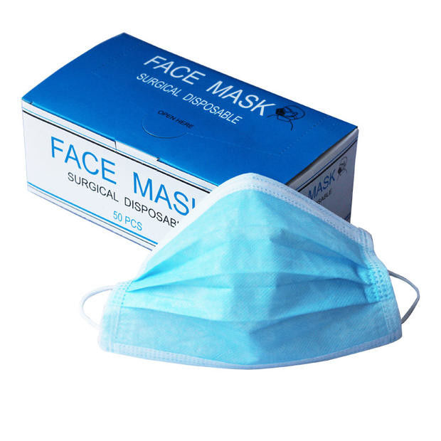 Einzelner Gebrauchs-antibakterielle Gesichtsmaske, 2 Falten-Gesichtsmaske für Lebensmittelverarbeitung fournisseur