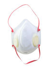 4 Falten-antibakterielle Gesichtsmaske Breathable mit zwei Ventilen/roten Hauptbügeln fournisseur