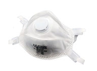 Weiße Farbvalved Respirator-Maske, Respirator N95 mit Ausatmungsventil fournisseur