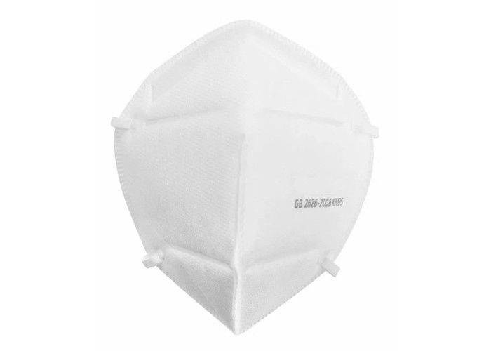 N95 gefaltete Staub-Schutz-Maske, industrielle Gesichtsmaske-weiße Farbe BFE 95% - 99% fournisseur